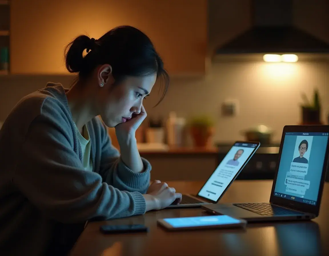 Elternteil sucht nach Antworten zur KI-Nutzung der Kinder